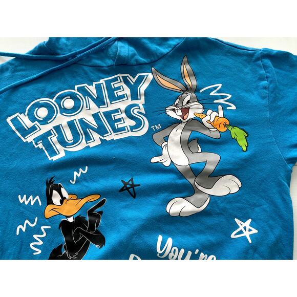 Looney Tunes RUE 21 Lightweight Retro Y2K Hoodie Size Medium - Picture 2 of 10